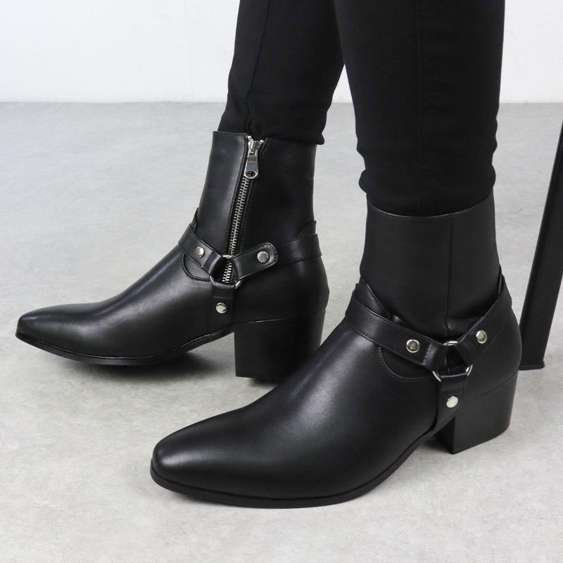 Men Formal Wear With Boots - Дизайнерские мужские ботинки Классические ботильоны «Челси»