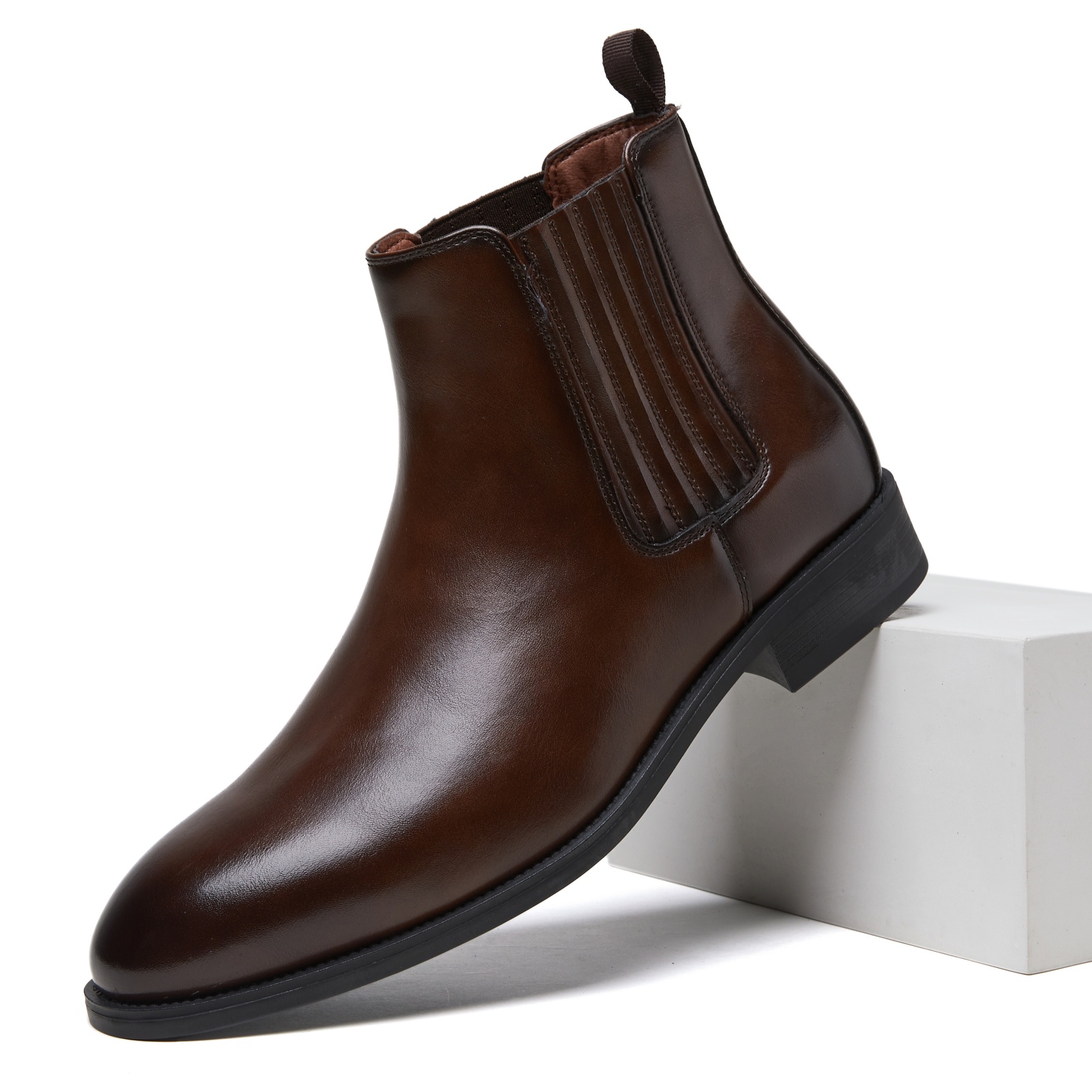 Men Formal Wear With Boots - Мужские классические ботинки челси Desai, осень-зима