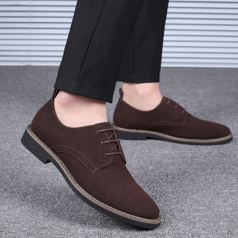 Formal Men Daily Wear Footwear - Мужские темно-синие замшевые оксфорды на шнуровке