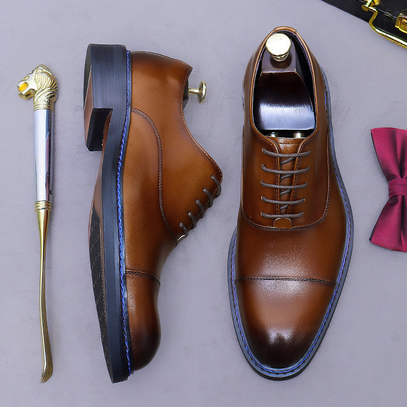 Formal Men Daily Wear Footwear - Новые мужские оксфорды из натуральной кожи