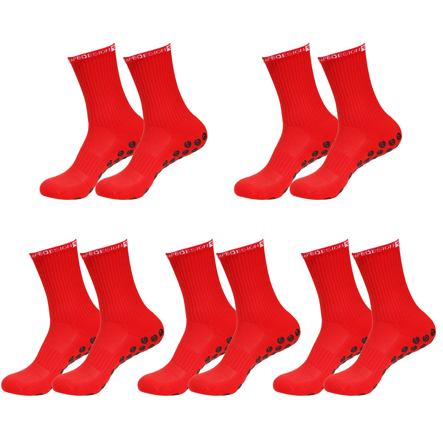 5 пар нескользящих футбольных  – обзор и цена Sock Garter Men