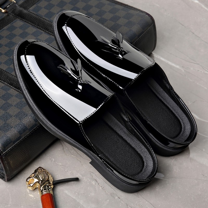 Мужские черные мюли из лакиров – обзор и цена Formal Men Daily Wear Footwear