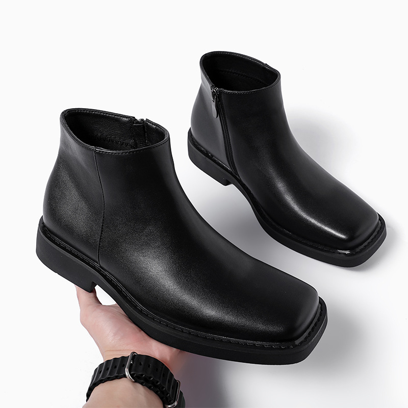 Роскошные модные черные мужски – обзор и цена Men Formal Wear With Boots