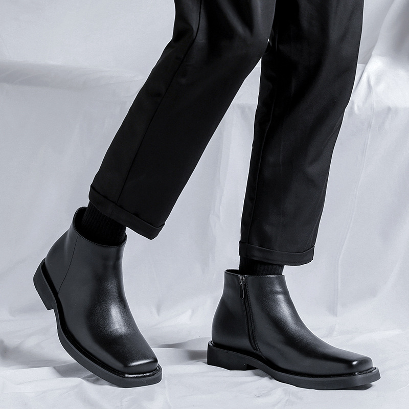 Роскошные модные черные мужски – обзор и цена Men Formal Wear With Boots
