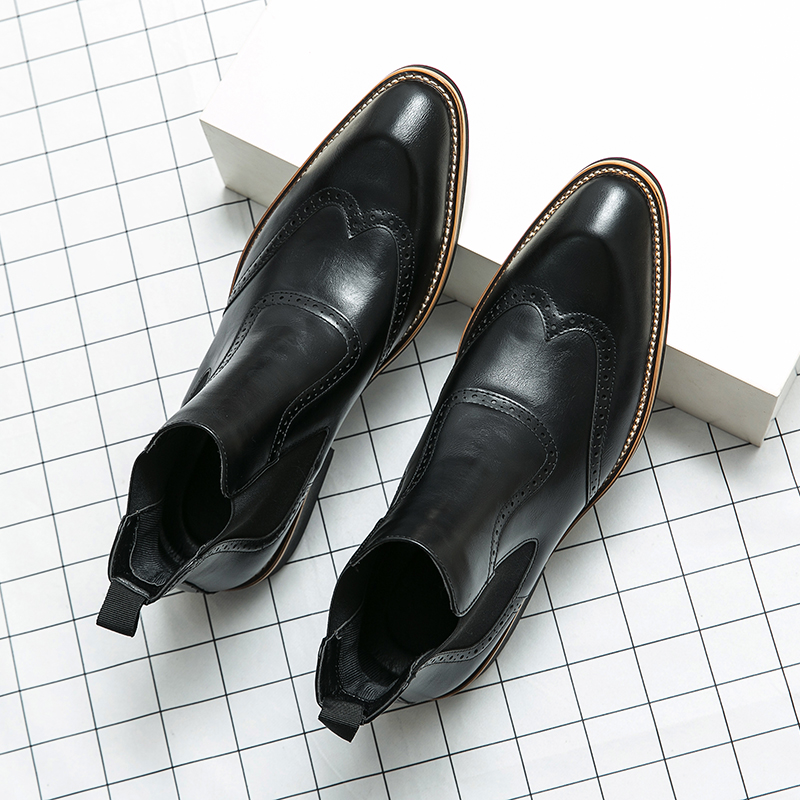 Мужские модные ботинки челси в – обзор и цена Men Formal Wear With Boots