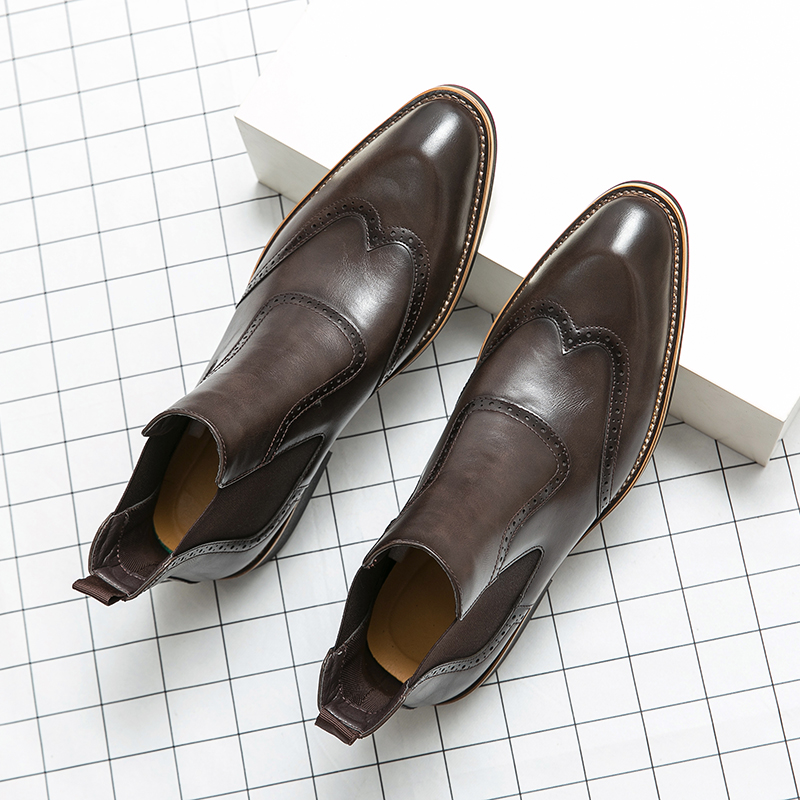 Мужские модные ботинки челси в – обзор и цена Men Formal Wear With Boots