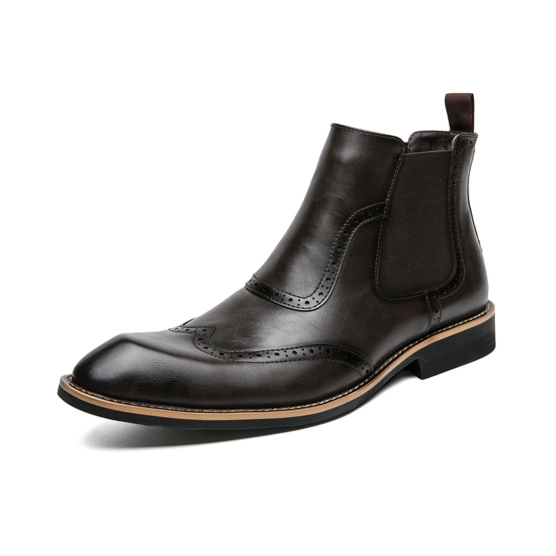 Мужские модные ботинки челси в – обзор и цена Men Formal Wear With Boots