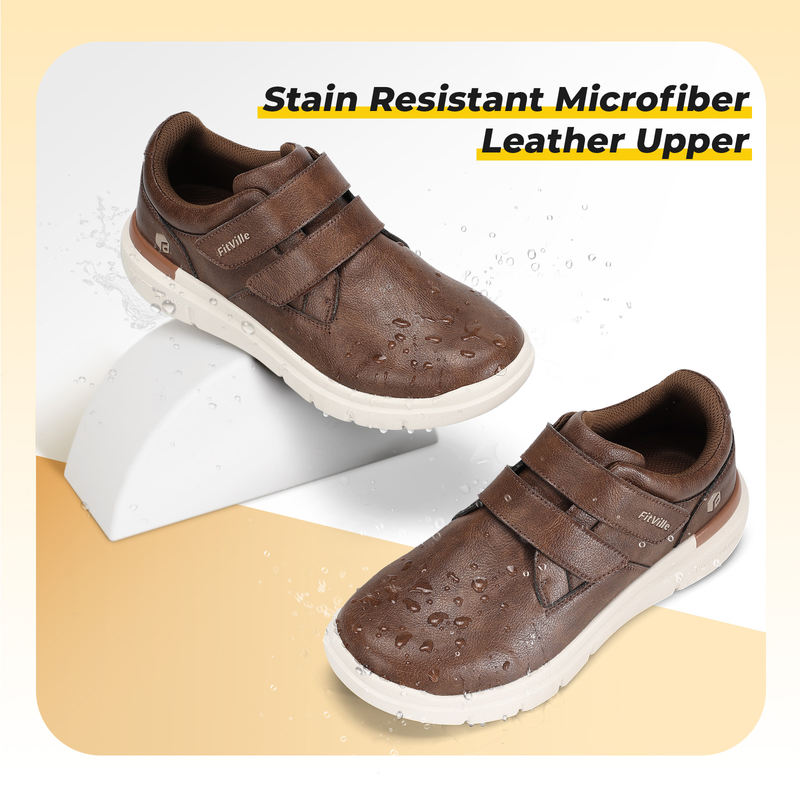 Мужские широкие диабетические  – обзор и цена Formal Men Daily Wear Footwear