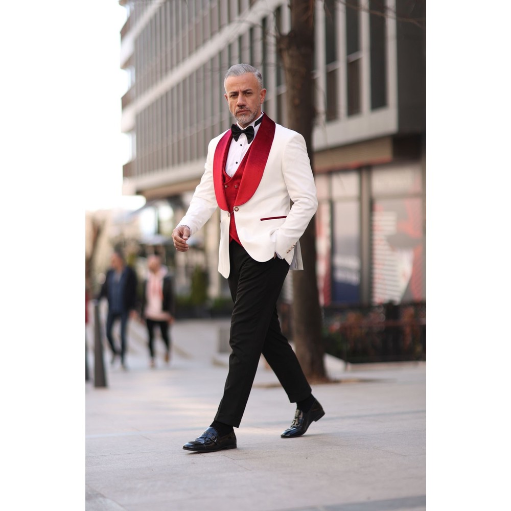 Красные, белые мужские свадебн – обзор и цена Men Formal Wear Modern