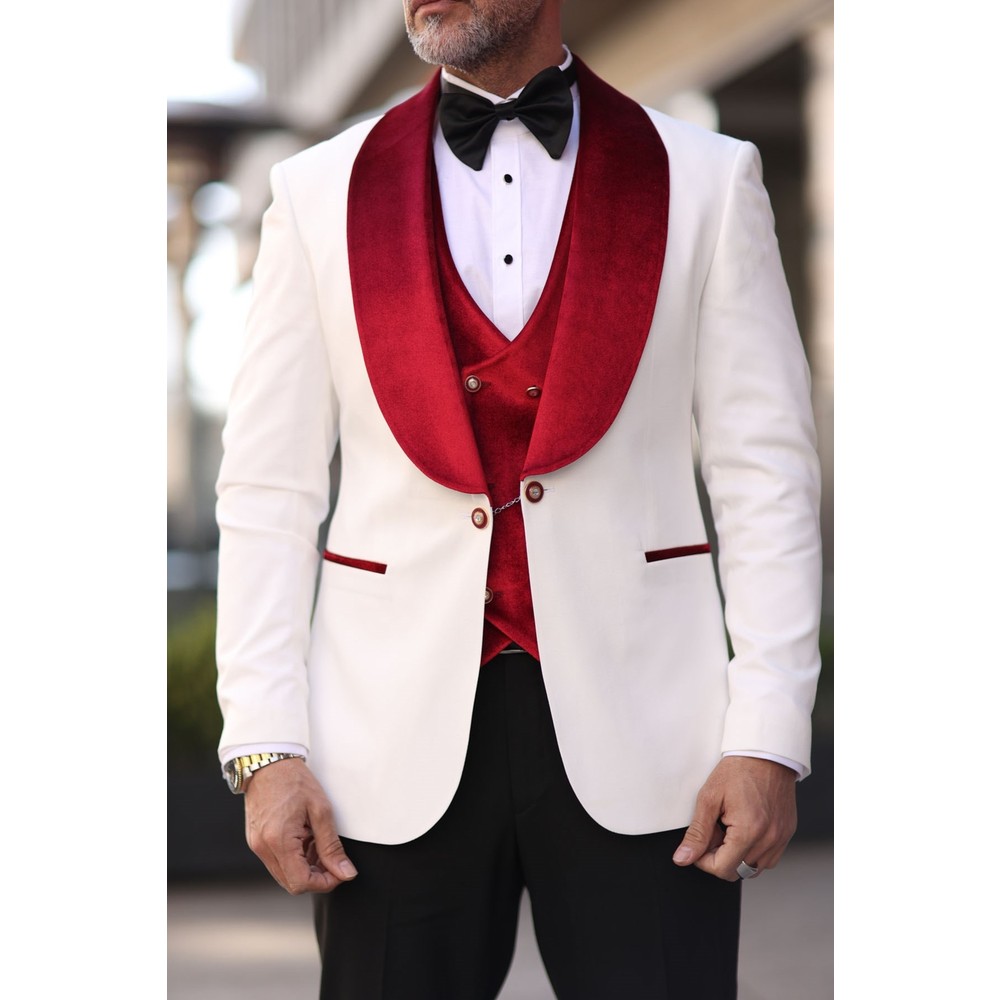 Красные, белые мужские свадебн – обзор и цена Men Formal Wear Modern